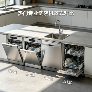 洗碗机长时间不用,清空滤网并开门通风 洗碗机长时间不用,清空滤网并开门通风